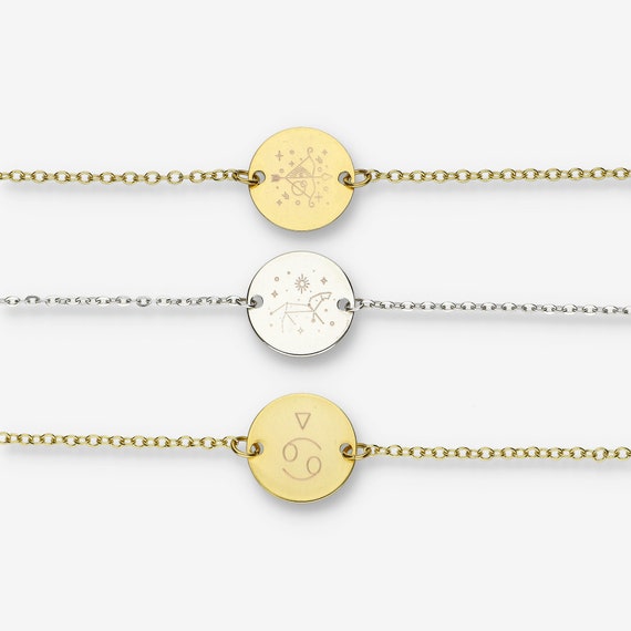 Personalized Zodiac Bracelet, Constellation Bracelet, Custom Bracelet,  Bracelet Zodiac Sign, Dainty jewelry