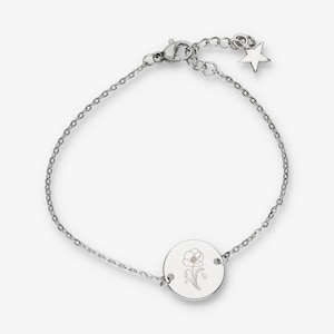 Pulsera flor de Nacimiento, Brazalete delicado, Bisuteria personalizada, Pulsera para las mujeres, Pulsera minimalista, regalo navidad imagen 4