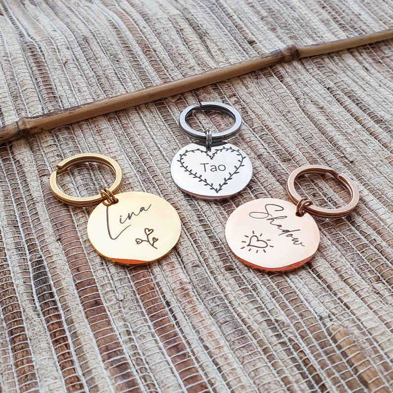 Personalized Dog Tag Dog Name Tag Custom Dog Tag Pet ID Etsy