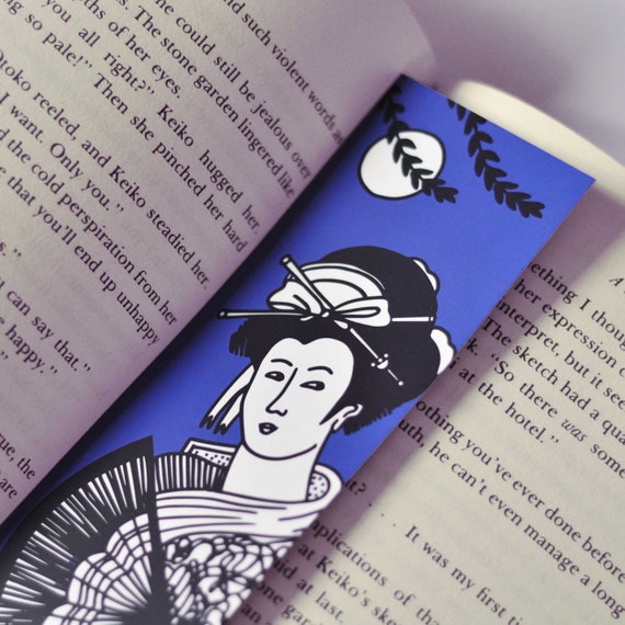 Geisha 芸者 Illustrated Bookmark / Japanese Collection / Small - Etsy