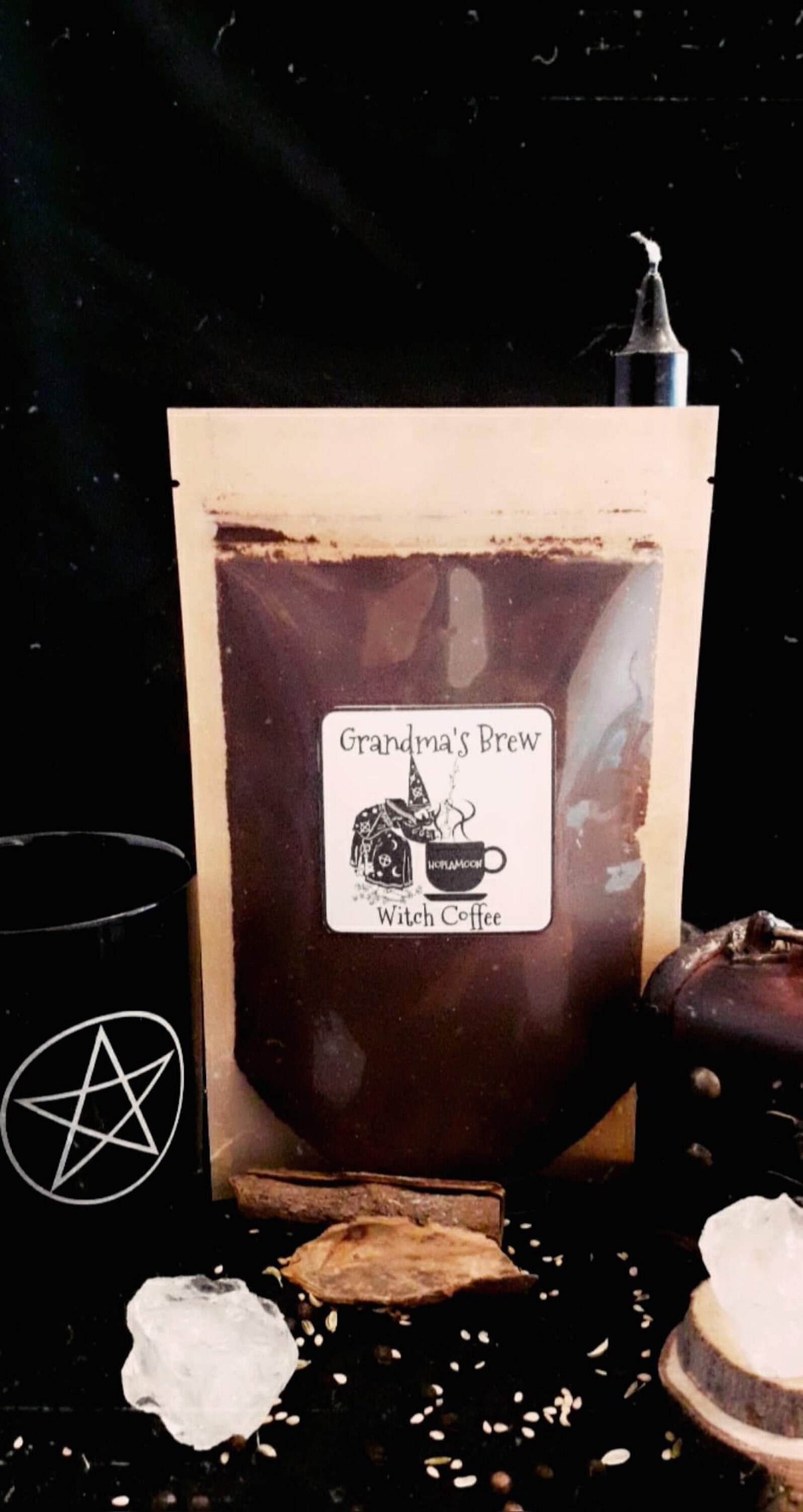 Grandma's Brew Witch Coffee Bio Pur Arabica Fairtrade & Spices