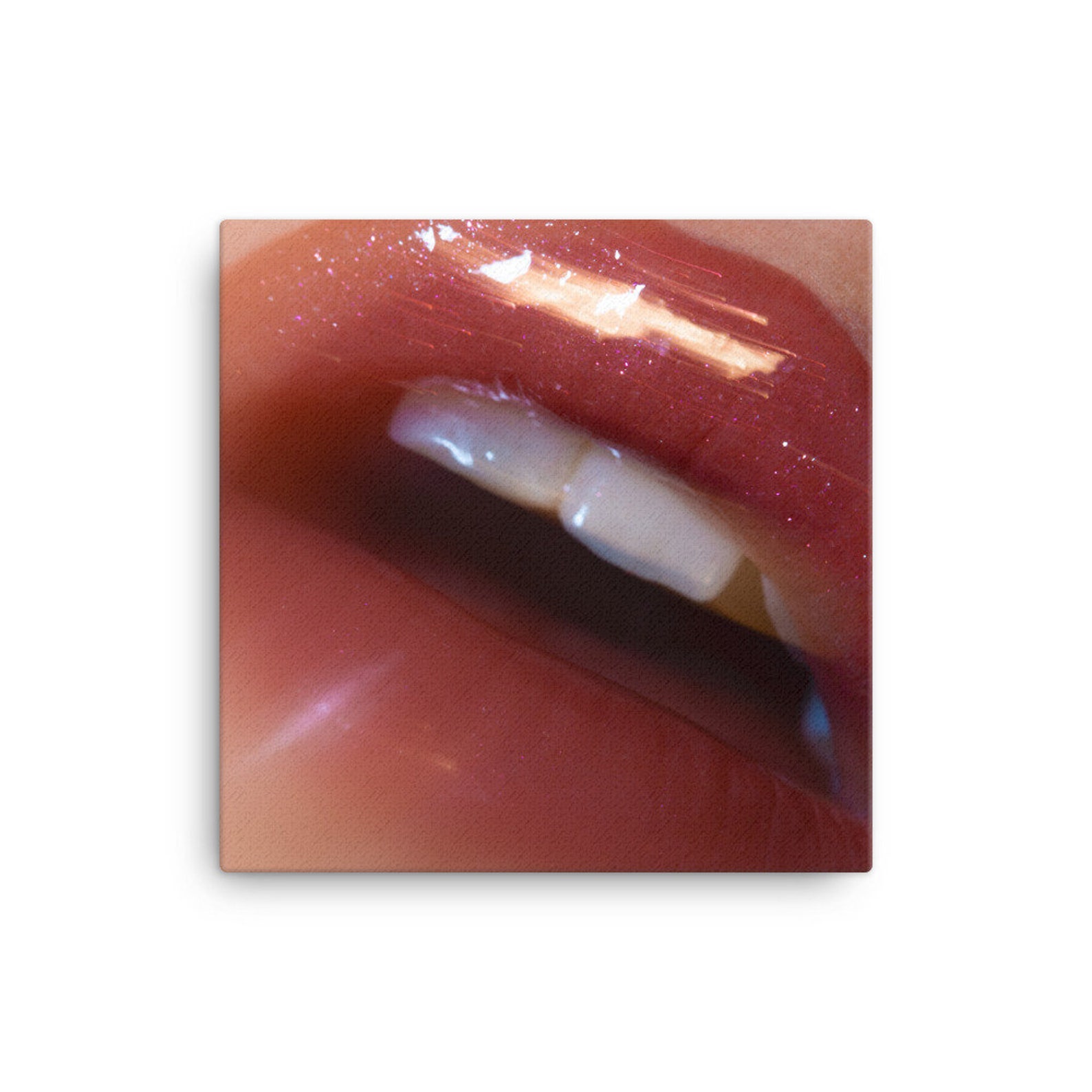 Canvas Lip Art Photography by Minimalist Etsy