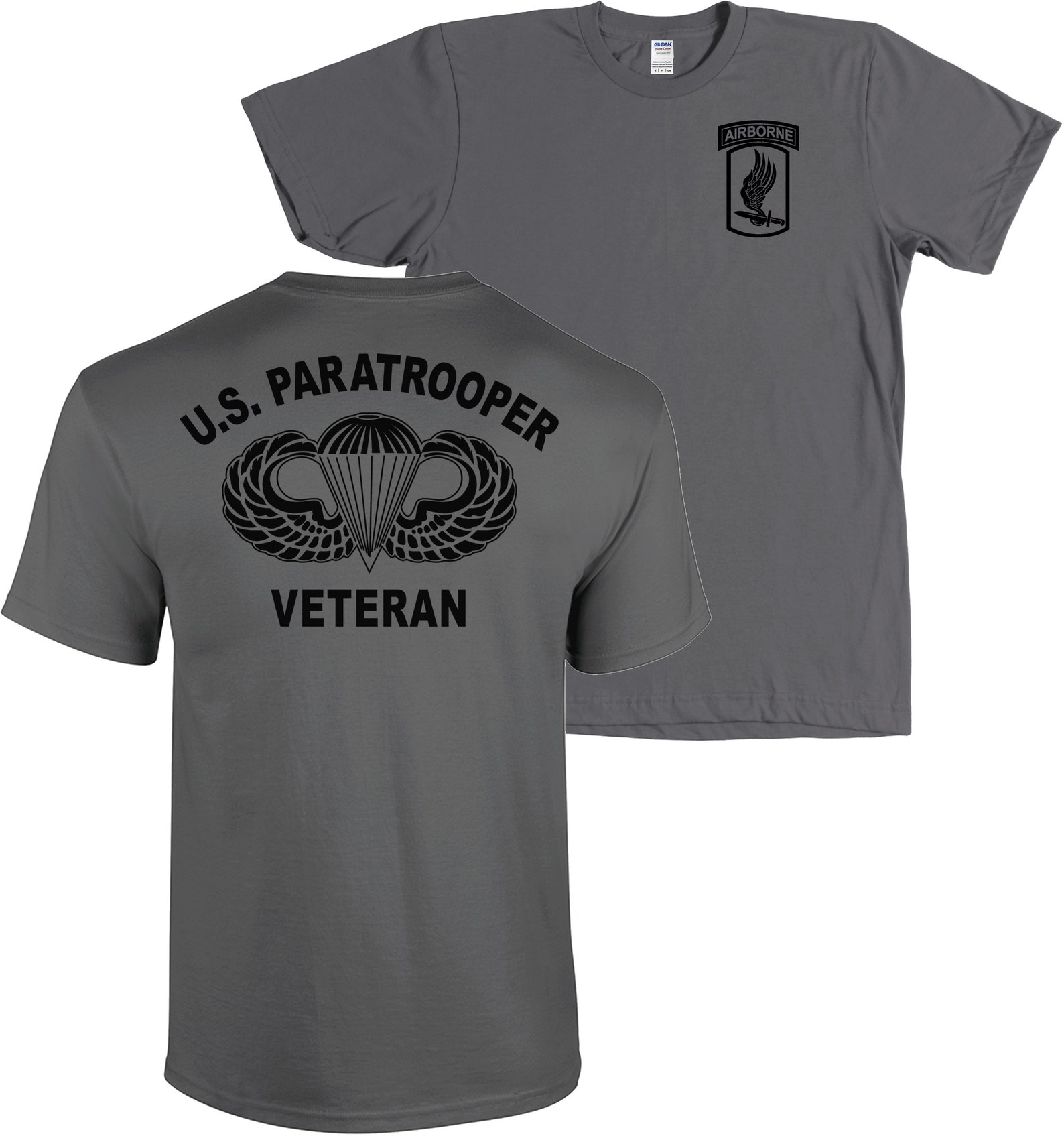 173rd Airborne Brigade Combat Team Paratrooper Army Veteran Jump Wings