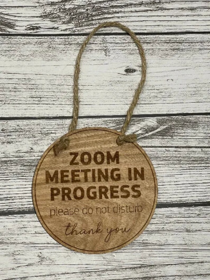 Work From Home Door Sign Do Not Knock Do Not Disturb WFH | Etsy