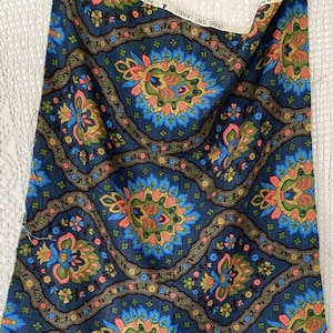 Brantome Old Rio Linen Fabric Coupon Floral Pattern Creative Leisure Artistic Project Furniture Coupon Colorfast Washable Paris