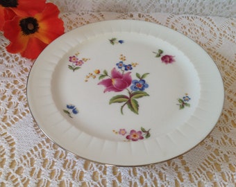 Limoges France Footed Pie Dish Antique French Porcelain Serving Dish Cake Dish