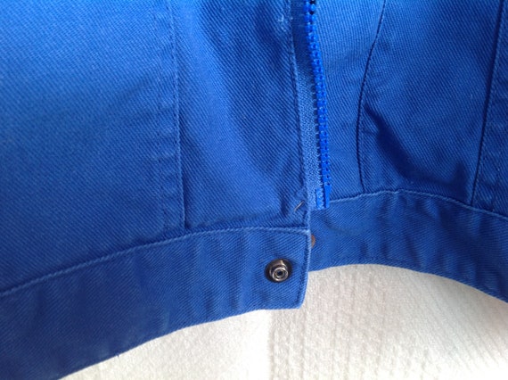 Vintage Work Blue Jacket Adolphe Lafont Jacket Si… - image 5