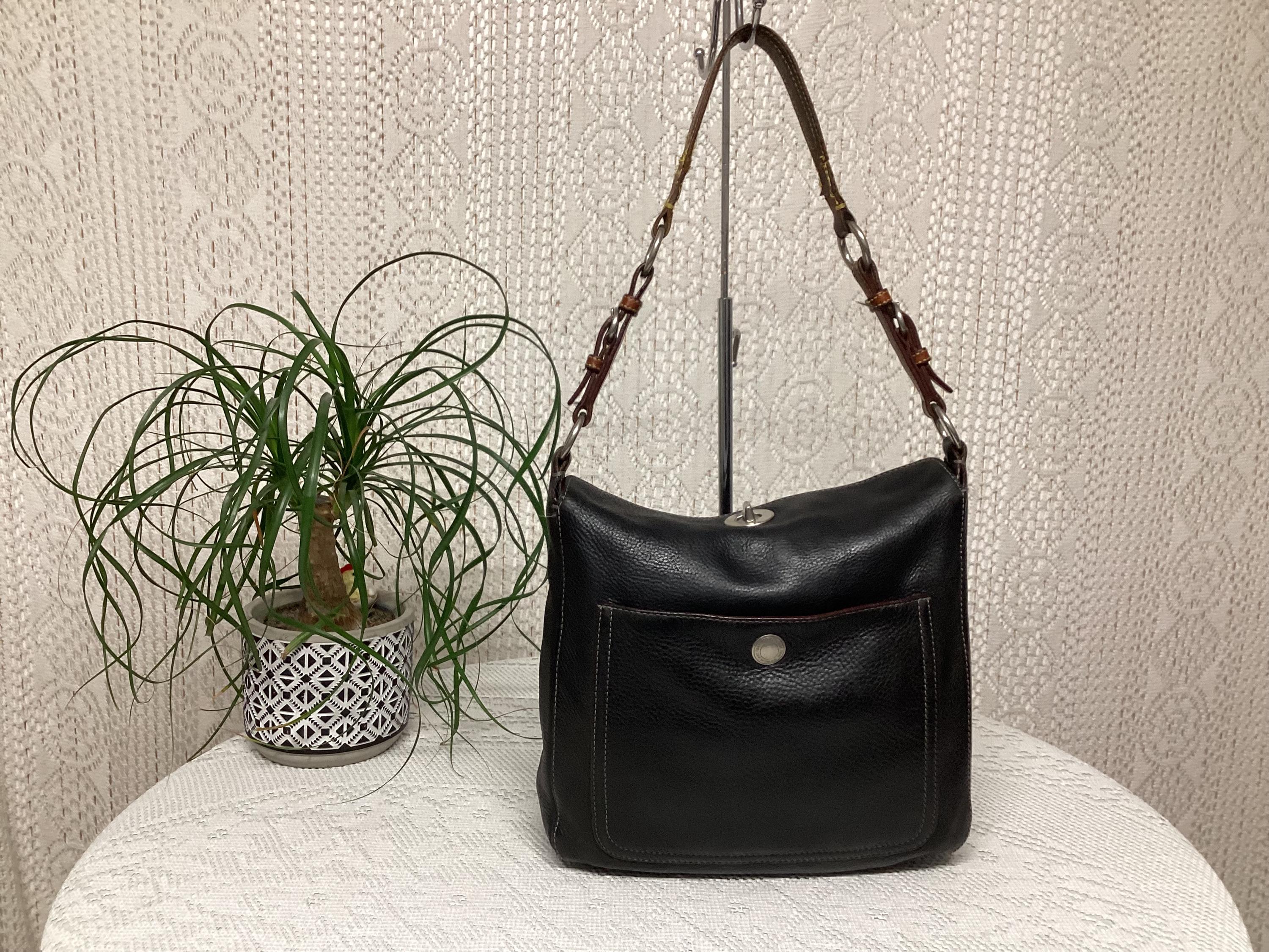 COACH　バッグ　ブラック Coach Vintage Bag Chelsea Leather Bag Coach 9379 Grained Leather