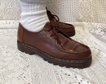 Vintage 90s Muro Rudy Box Toe Shoes Hombres Negro All Leather Lace Up Square Toe Zapato de vanguardia Hecho a mano en Mexico Hombres Tamano 11 1 2 Etsy Espana