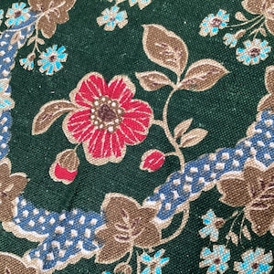 Fall Old Rio Linen Fabric Coupon Floral Pattern Creative Leisure Artistic Project Furniture Coupon Colorfast Washable Paris