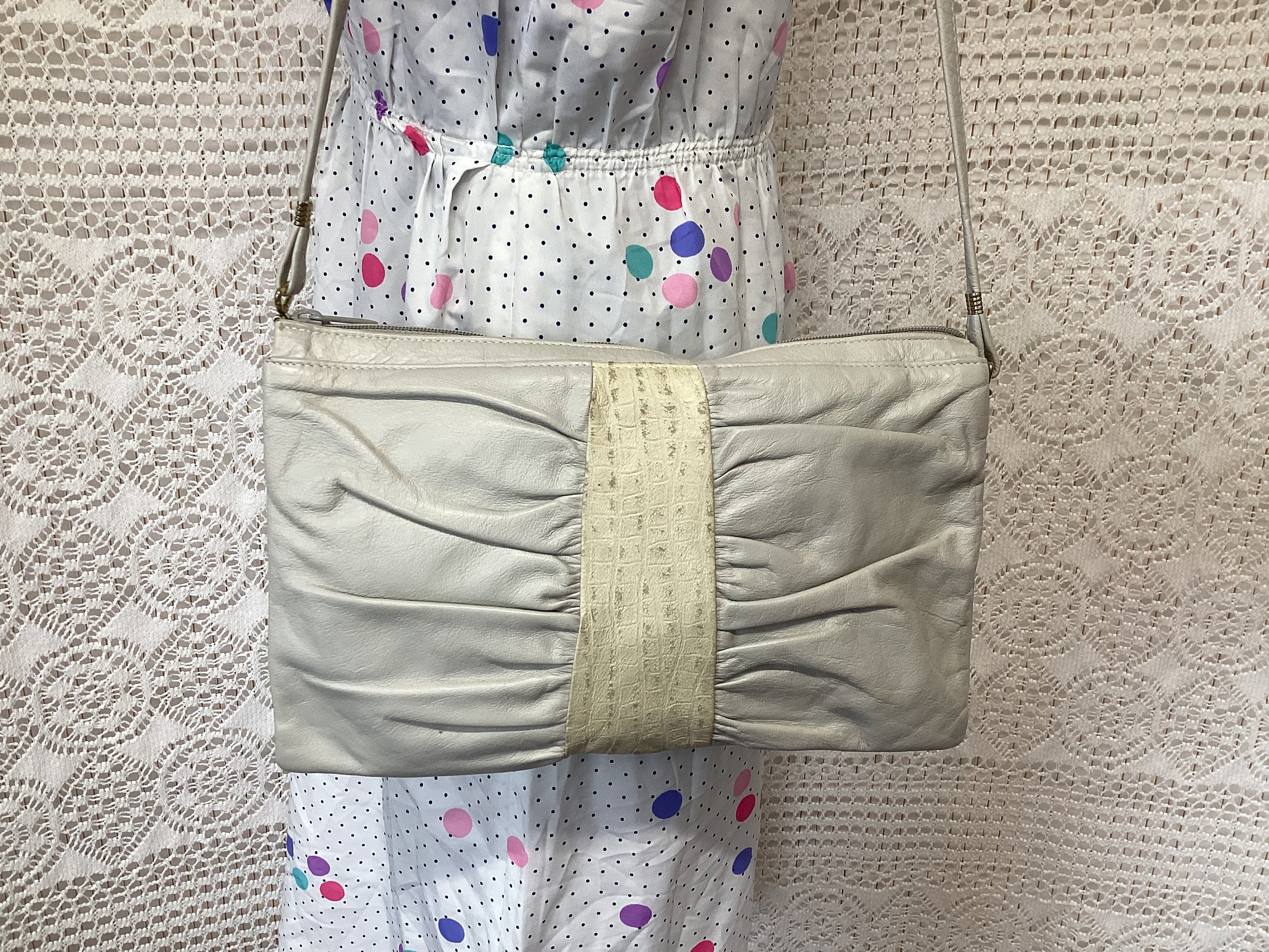 Brixton Vancouver Canada Women's Handbag Vintage Leather Pouch