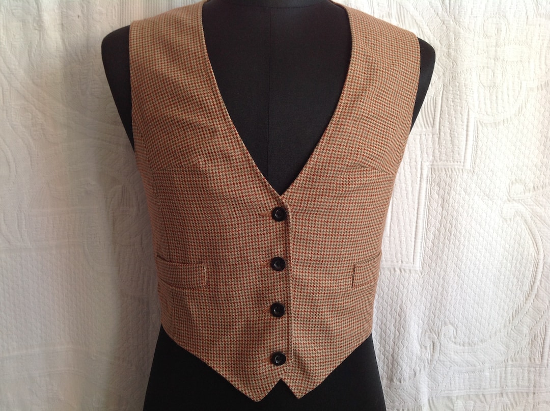 Antique French Vintage Vest T.40 - Etsy