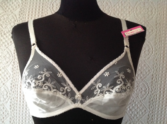 Buy Vintage Transparent Bra 80B Bolero Made in France Online in