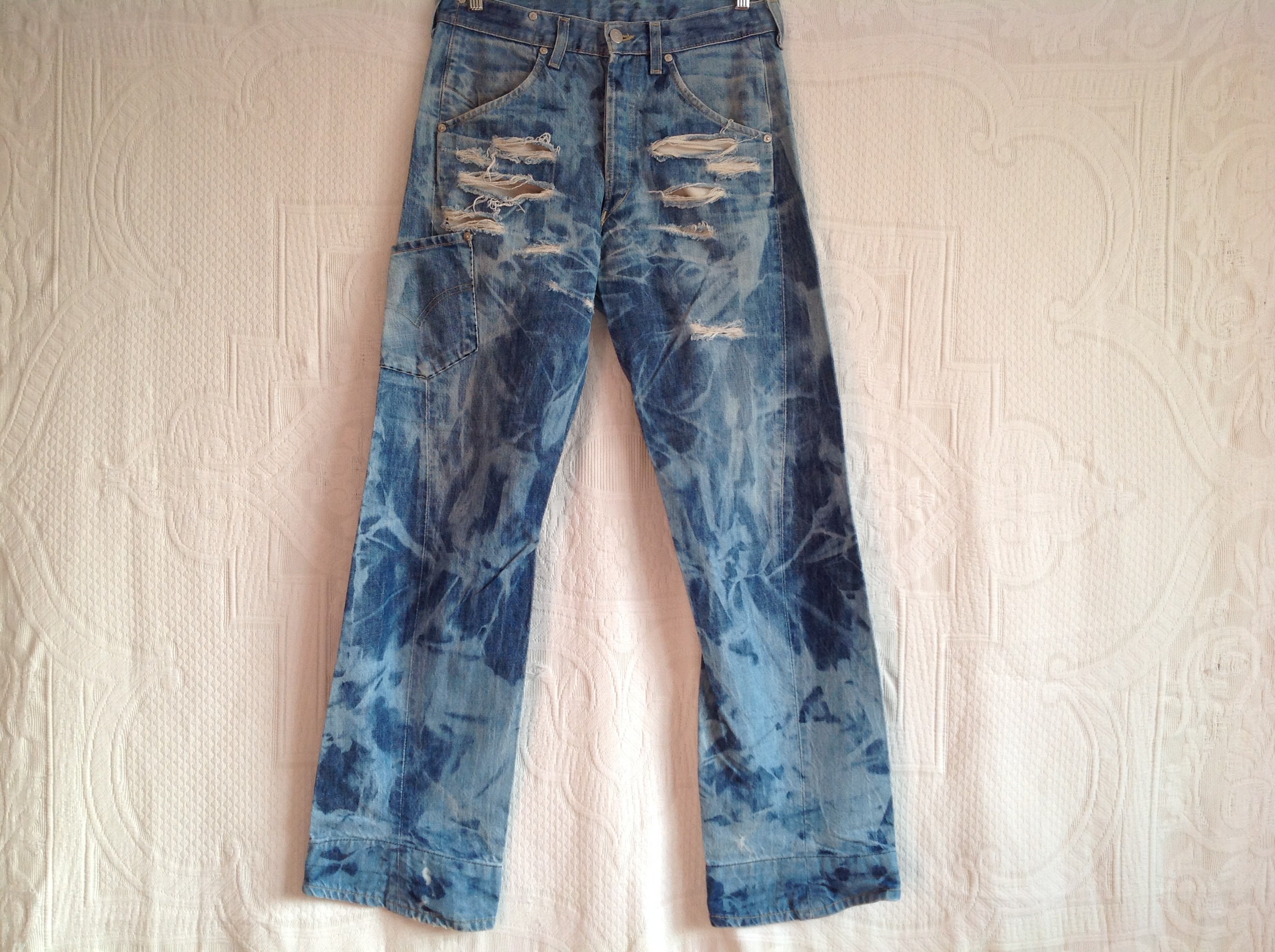 Levi's Jeans Pants Worn Vintage 30 X 32 Jeans Faded Blue - Etsy