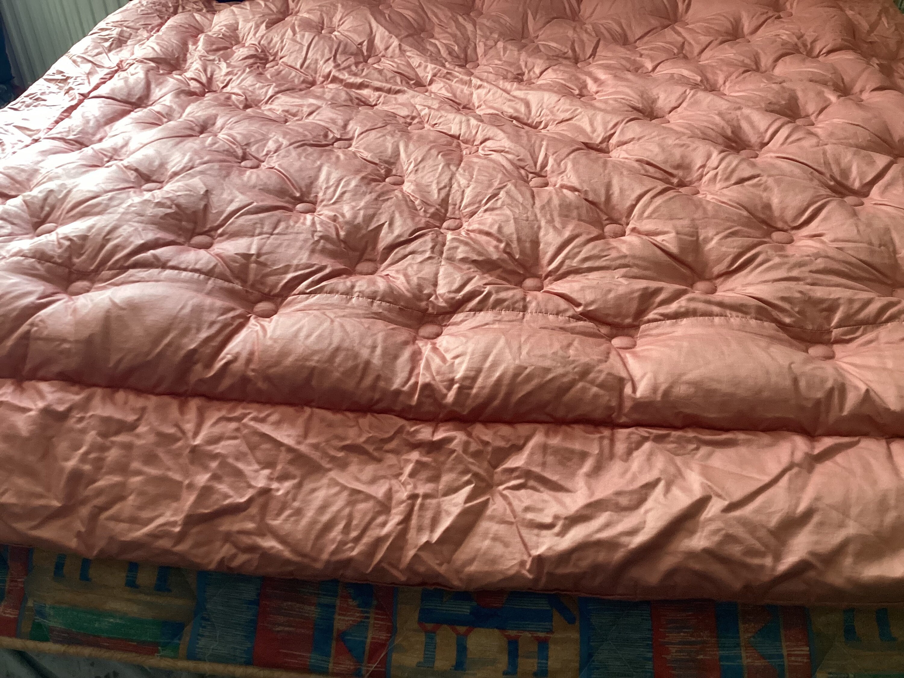 Couvre-lit Matelassé 1 Personne - Doux Et Lavable - Dimensions 170x250 Cm - Motif Roses Bleues été