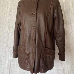 Cuirs Vanifosse Vintage Leather Jacket Size 4 Made in France image 7