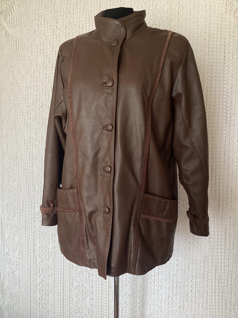 Cuirs Vanifosse Vintage Leather Jacket Size 4 Made in France image 7