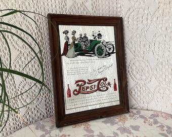 Pepsi Cola Mirror Decorative Advertising Board Interior Decoration Bar Bistro