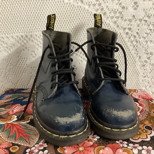 Dr Martens Bottines en Cuir 1230,5 Pointure Enfant Chaussures Vintage Made in England image 1