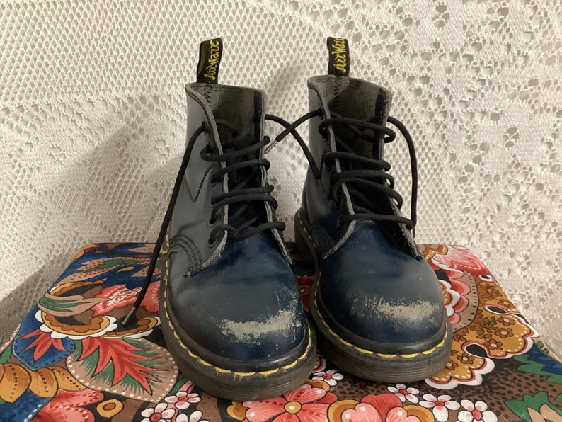 Dr Martens Bottines en Cuir 1230,5 Pointure Enfant Chaussures Vintage Made in England image 1