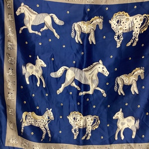 Costantino Roma Foulard en Soie Vintage