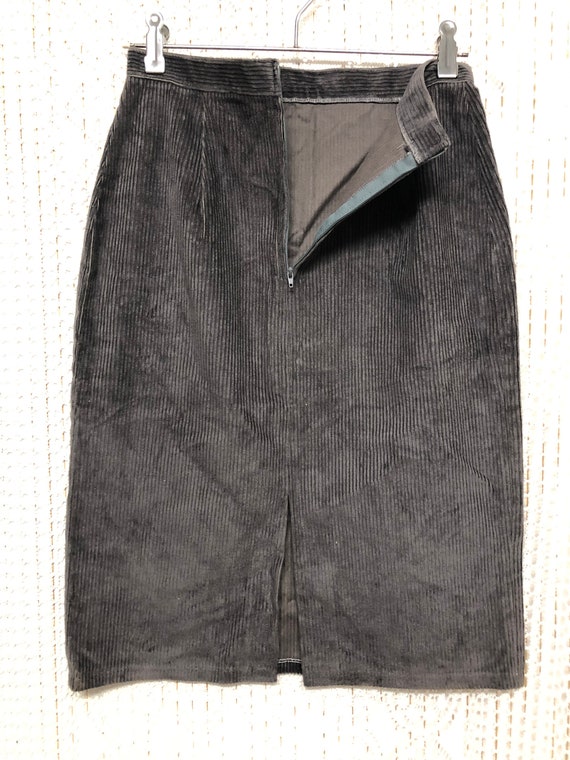 Women's Skirt Vintage Corduroy Ribbed Size 42 Wom… - image 9