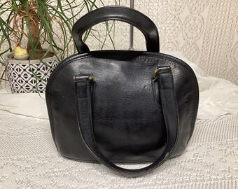 Coach Women's Vintage Leather Handbag Double Handle Bag