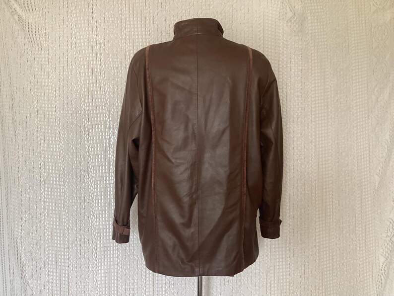 Cuirs Vanifosse Vintage Leather Jacket Size 4 Made in France image 2