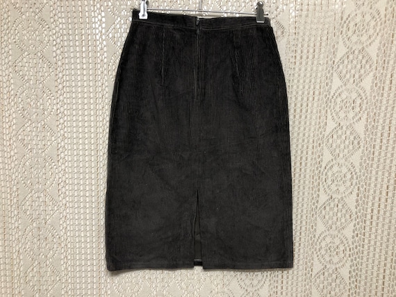 Women's Skirt Vintage Corduroy Ribbed Size 42 Wom… - image 2