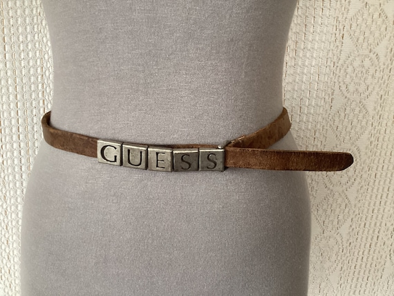 Guess women's belt buckle new arrivals