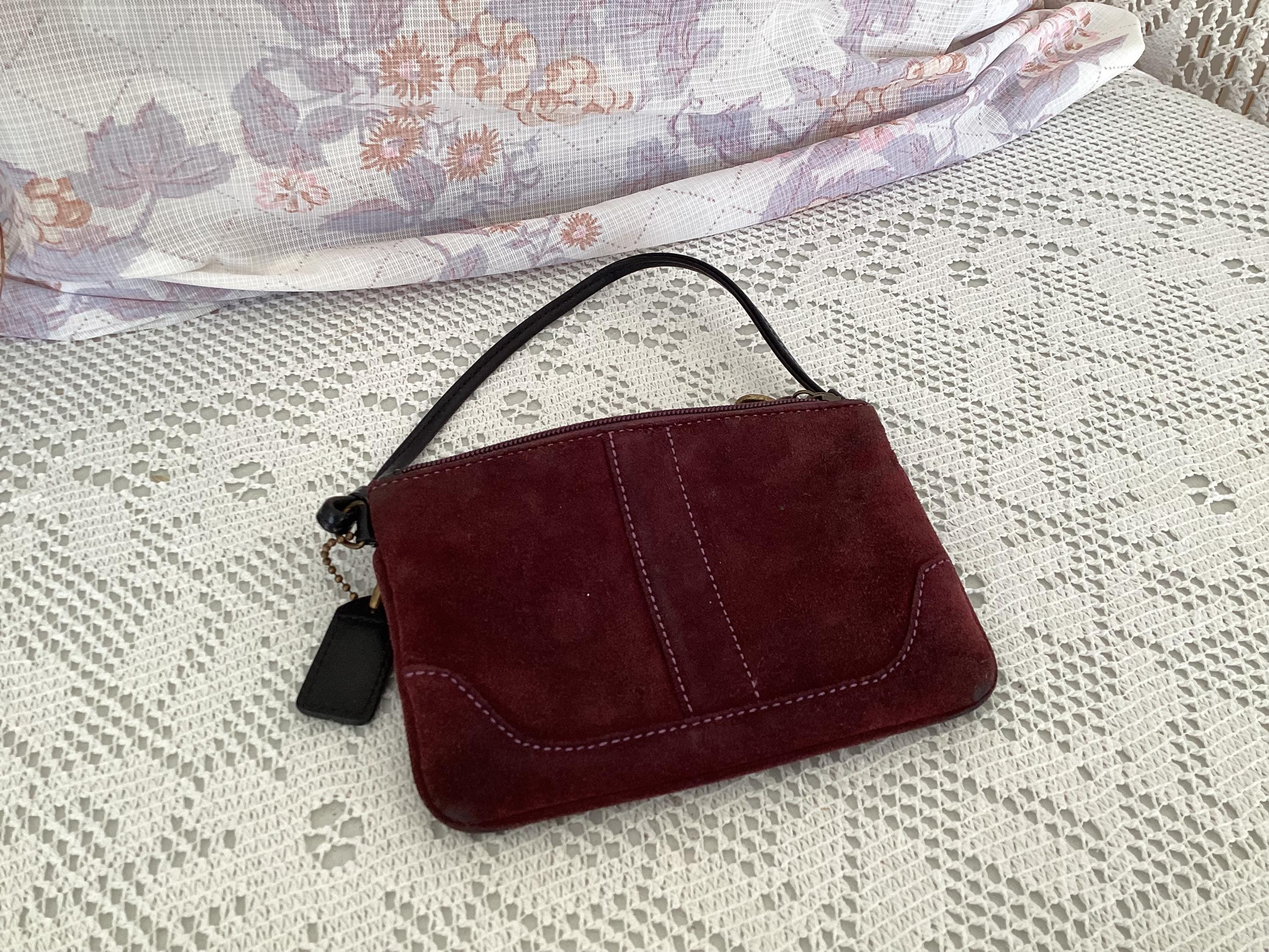 バッグ Vintage Coach Suede Mini Boston Bag Vintage Coach Suede Mini Boston Bag Used Luxury Leather | eBay