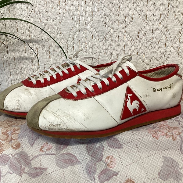 Le Coq Sportif Baskets Chaussures Vintage Pointure USA 7 _ UK 6,5 _ EUR 40 Chaussures de Sports