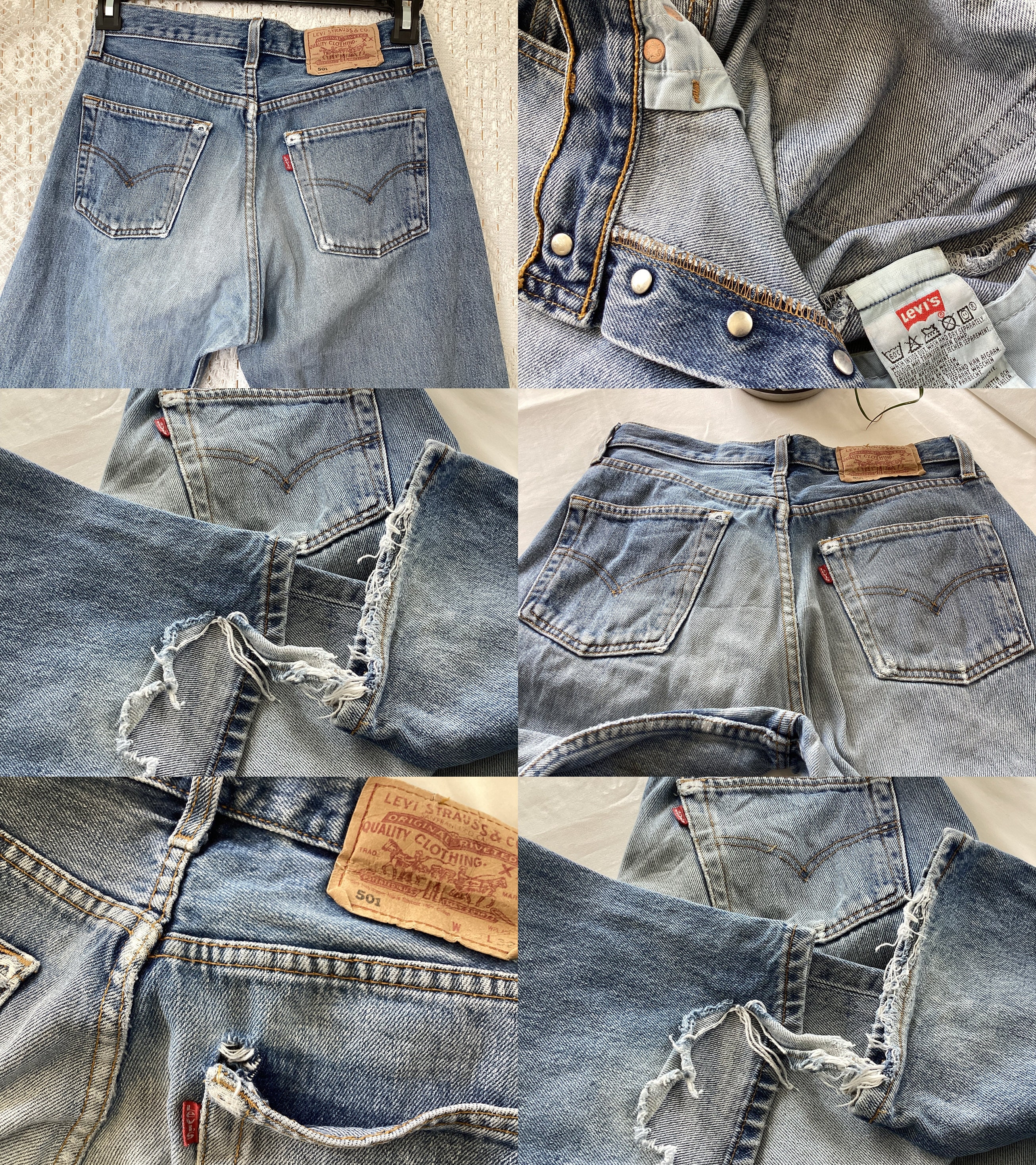 Levi's 501 Vintage W30 L32 Antique Jeans Pants - Etsy Canada