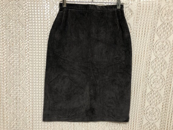Women's Skirt Vintage Corduroy Ribbed Size 42 Wom… - image 5