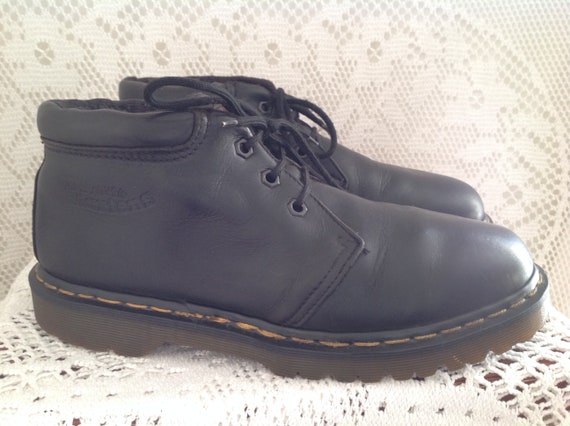 Dr Martens Semi High Lederen Schoenen Maat 8 Made in England - Etsy België