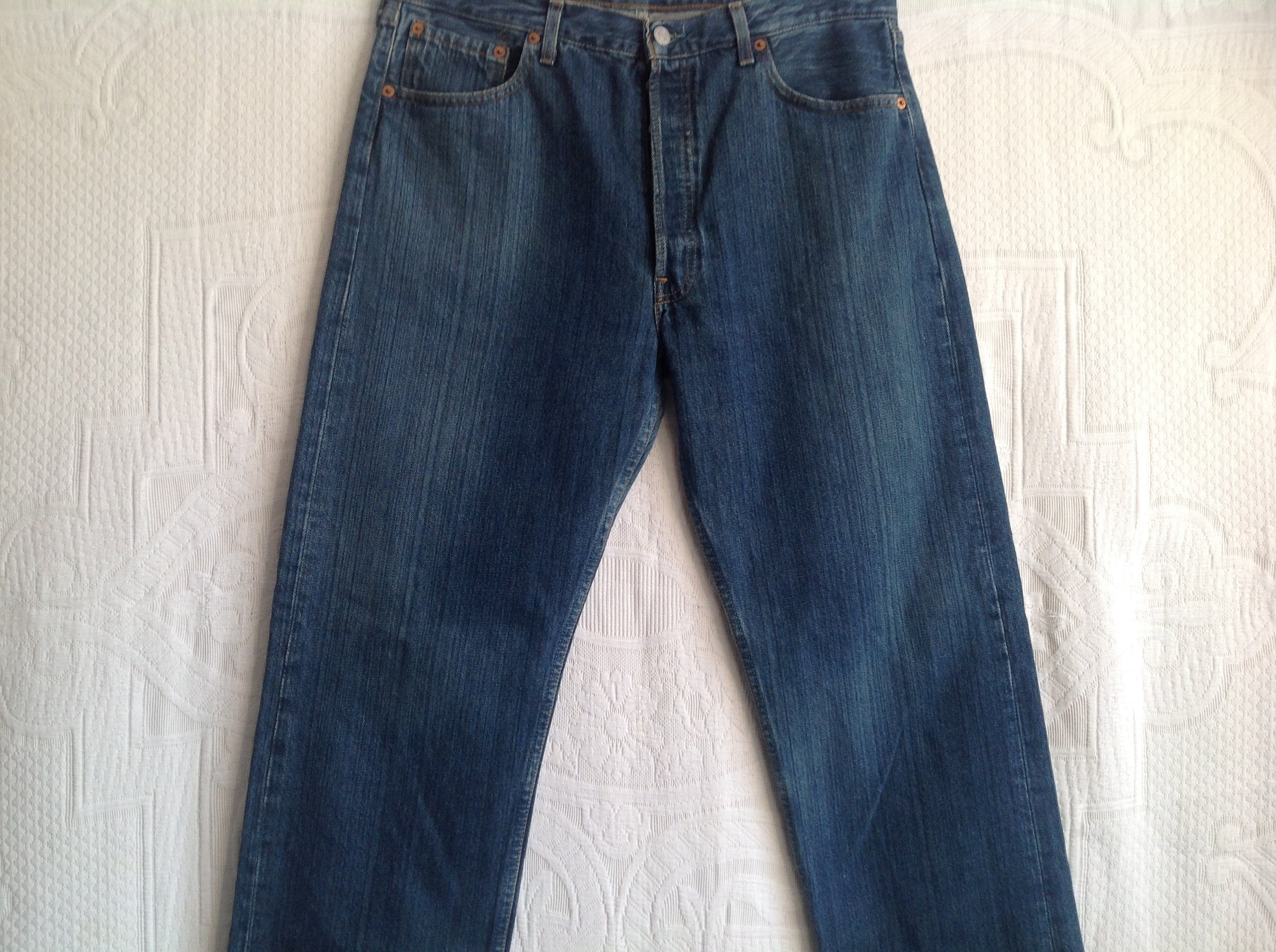 Jean's Levi's 501 Vintage W36 L34 Antique Trousers Jeans Made in