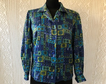 Vintage Women's Nylon Top Blouse