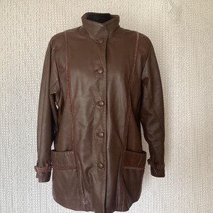 Cuirs Vanifosse Vintage Leather Jacket Size 4 Made in France image 10