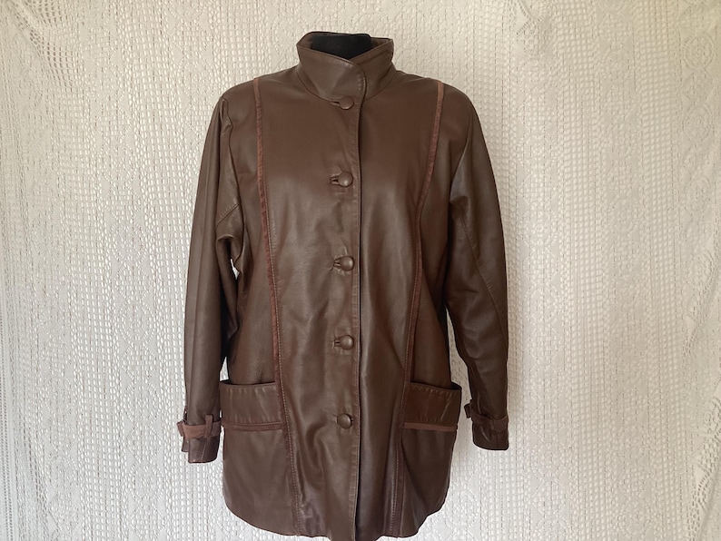 Cuirs Vanifosse Vintage Leather Jacket Size 4 Made in France image 10
