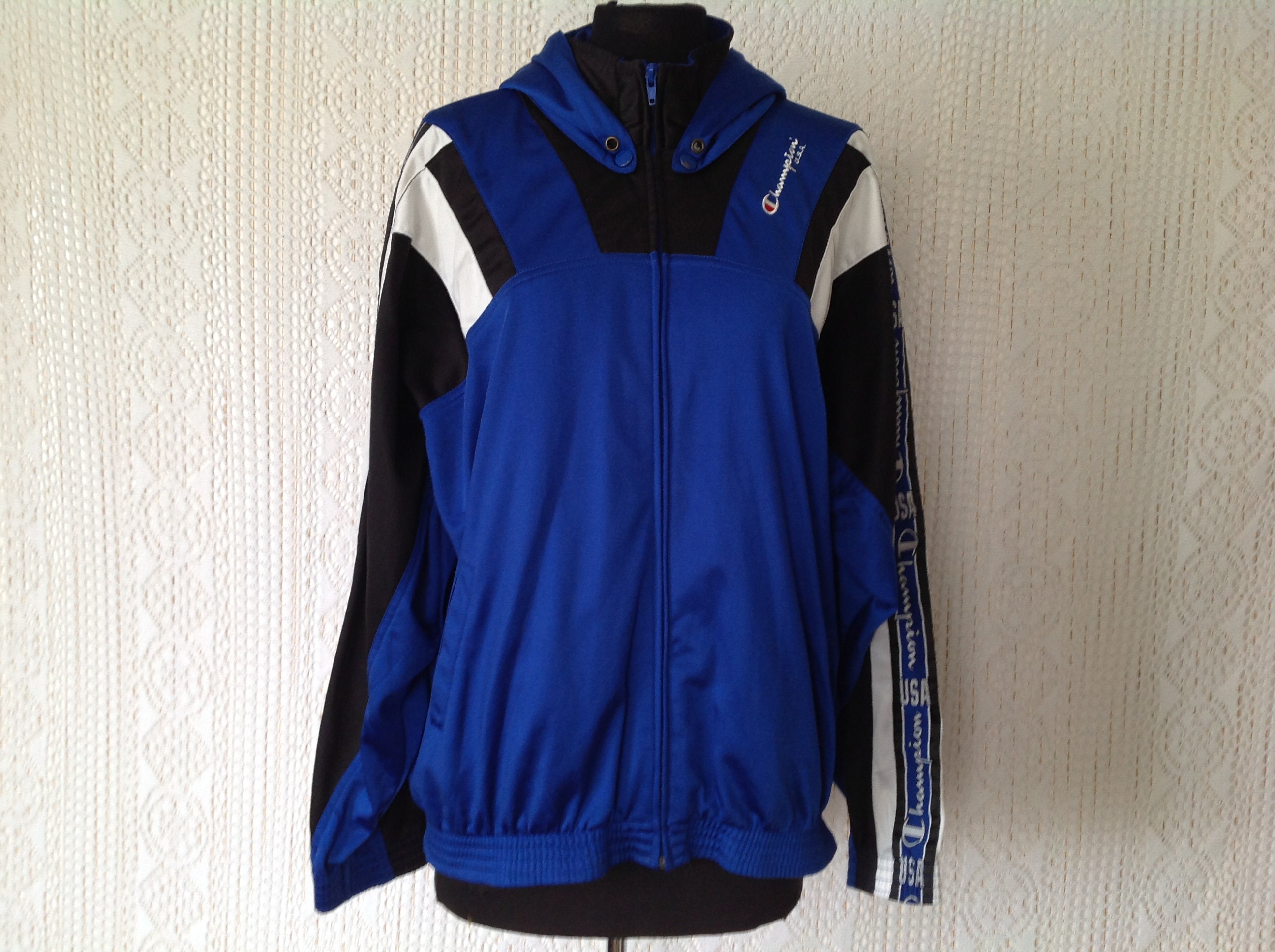 Veste de Survetement a Capuche Vintage Taille M Veste Champion USA Etsy Canada