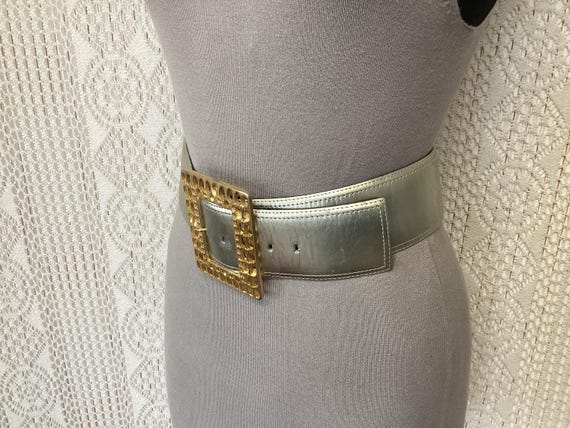 Christine De Saint Paul Large Vintage Belt Genuine Leather Belt