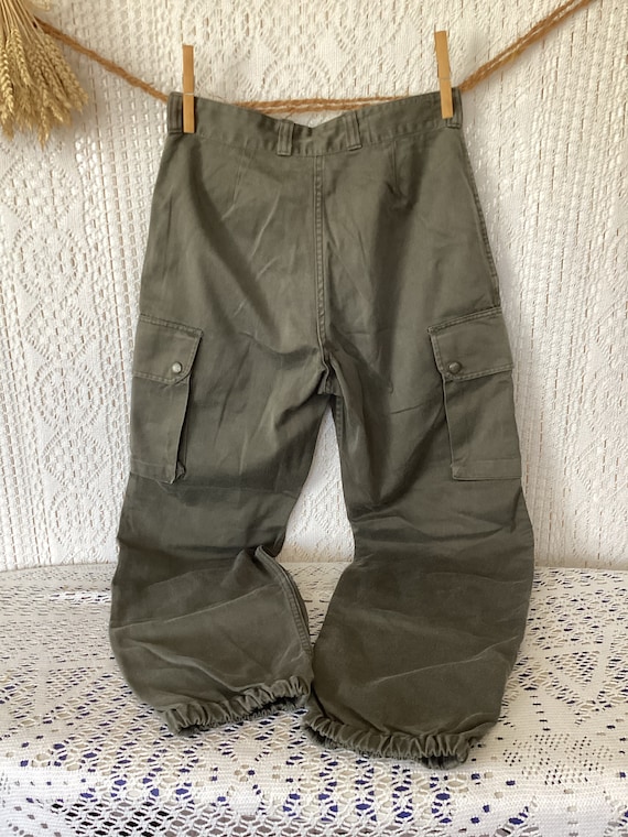 Socovet Pantalones Cargo Ropa Militar Vintage Talla 76L 38 40 Pantalones de Trabajo Caqui Etsy Mexico