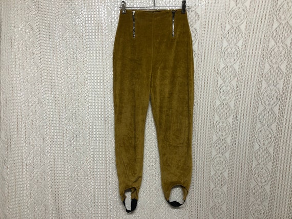 Baba France Pantalon Fuseau Vintage Taille 1 Pantalon Femme Velours Etsy Canada