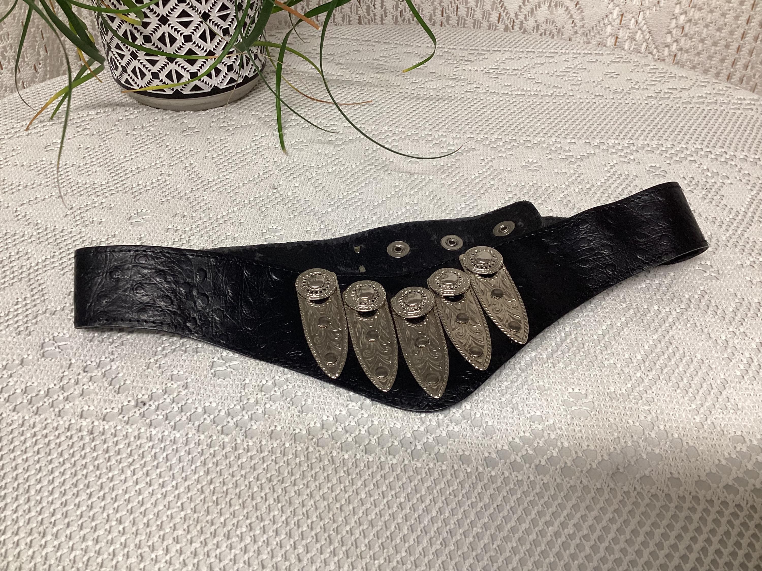 Sunbelt by Rosner Large Vintage Leather Belt Size M Western  display picture 2
