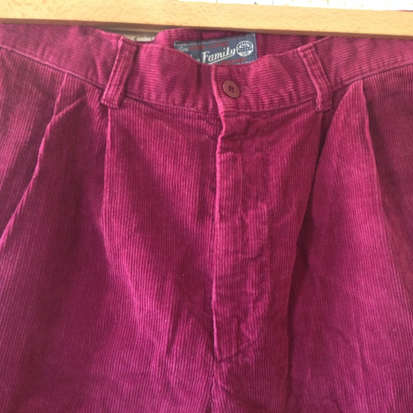 Benetton Damen-Shorts aus Vintage-Samt, Größe 44, entspricht einer Benetton Basic Blue-Familie in Größe 40