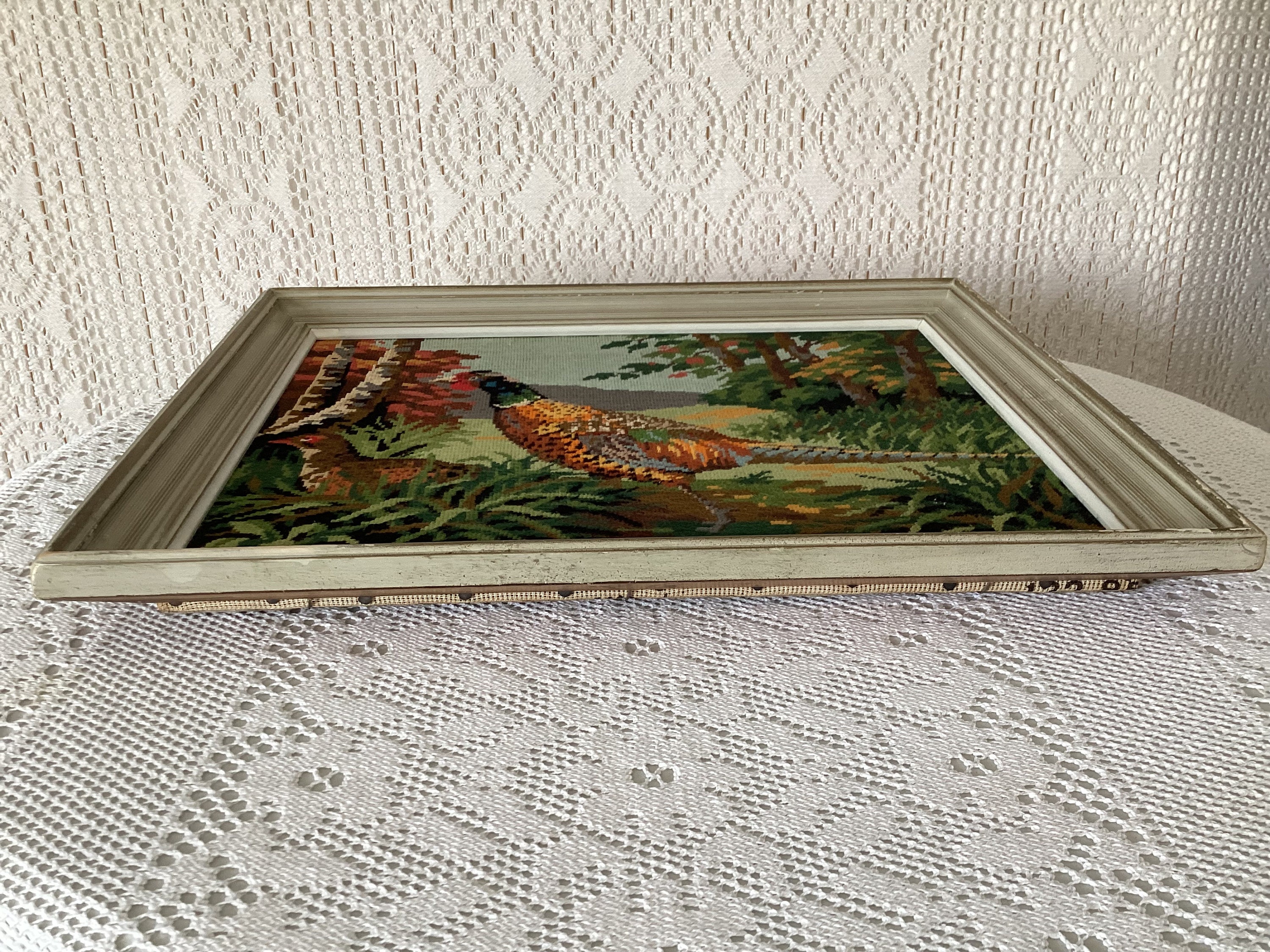 Faisans Crewel broderie Kit Kit de couture Vintage Avon