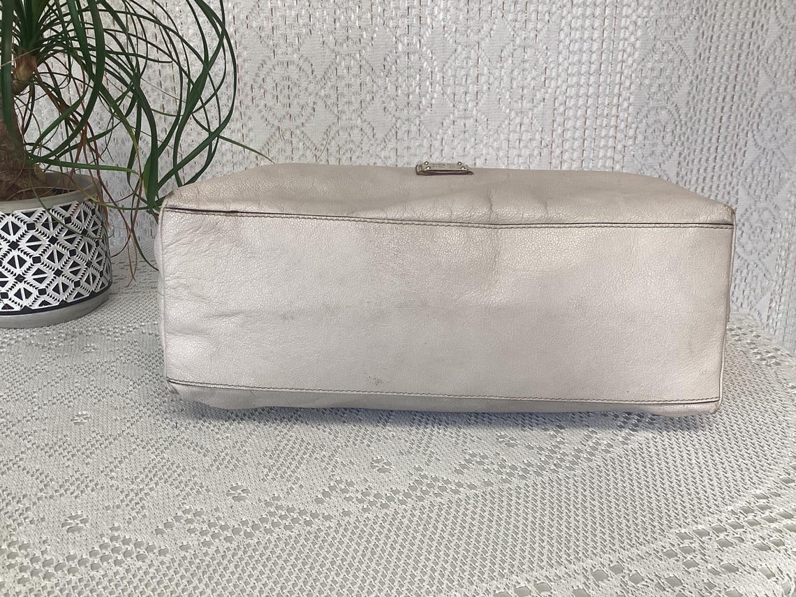 Dooney & Bourke Sac à Main Femme en Cuir Crème Sac Vintage, foto 4 di 5