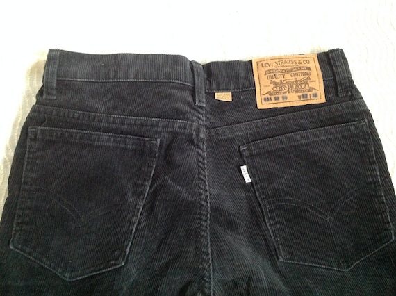 Jeans Levi's 631 Velvet Black Vintage Made in France - Etsy