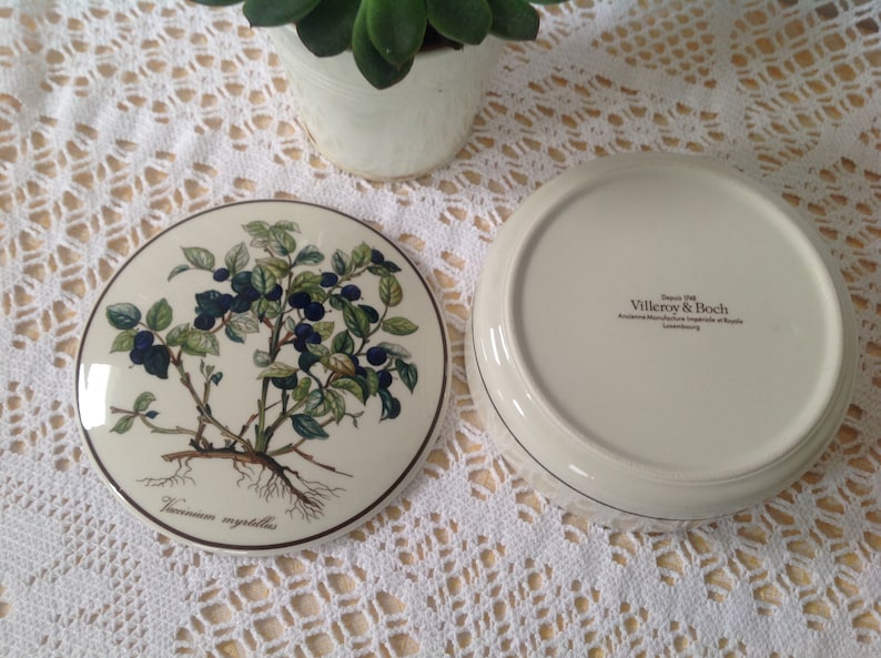 Candy Porcelain Jewelry Box Villeroy Boch Vaccinium myrtillus