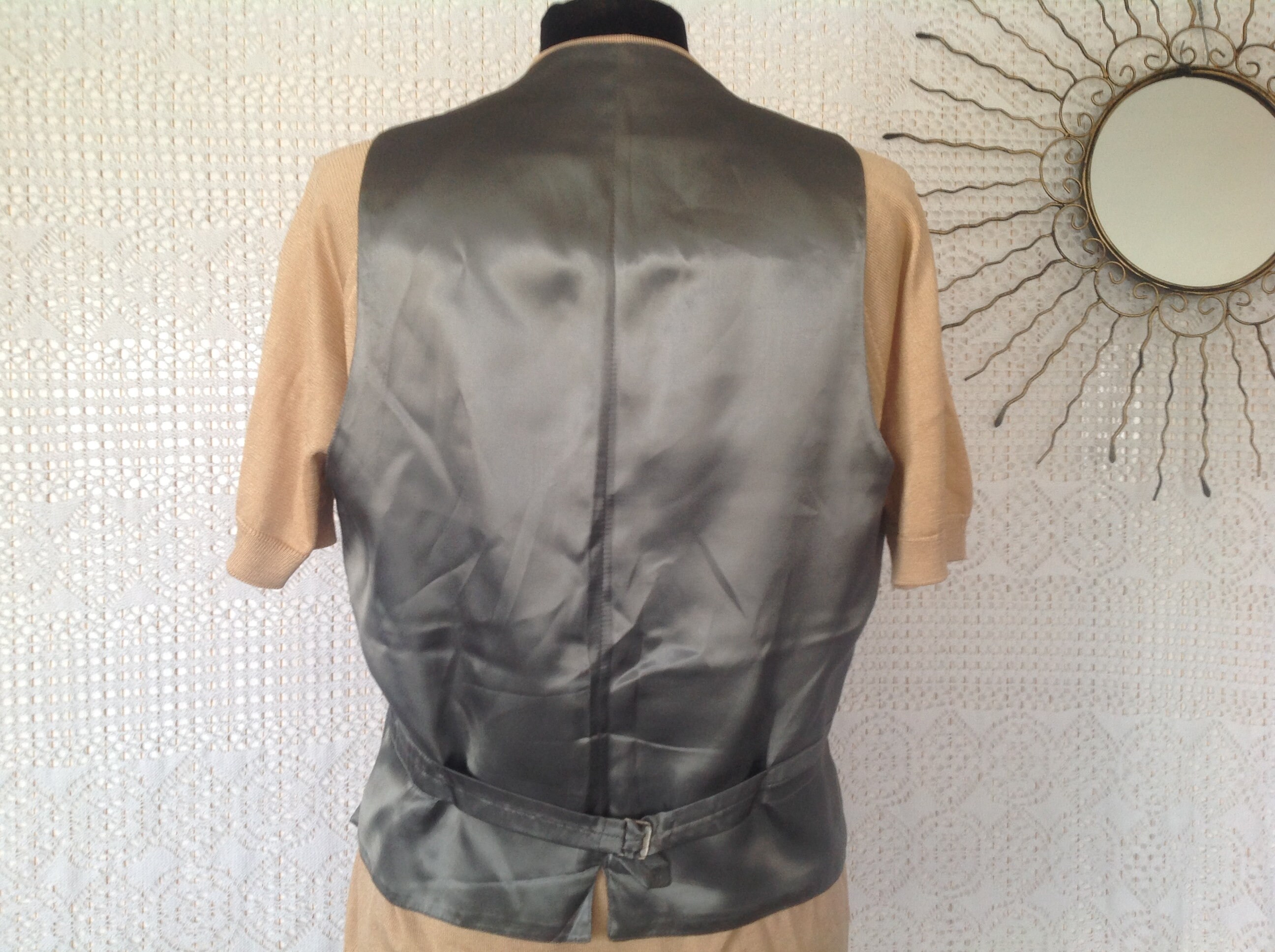 Sentao Homme Vintage Gilet Photographe Reporter Gilet de Pêche Multi-Poches Veste Légère sans Manches